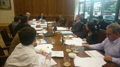 Photo of Dirigentes Fenapru Chile en Octava Sesión de la Comisión de Obras Públicas del Senado